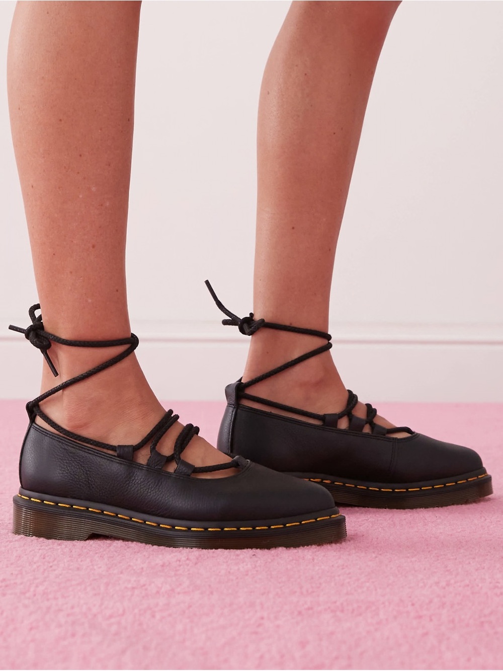 Dr Martens Elphie II lace-up shoes in black